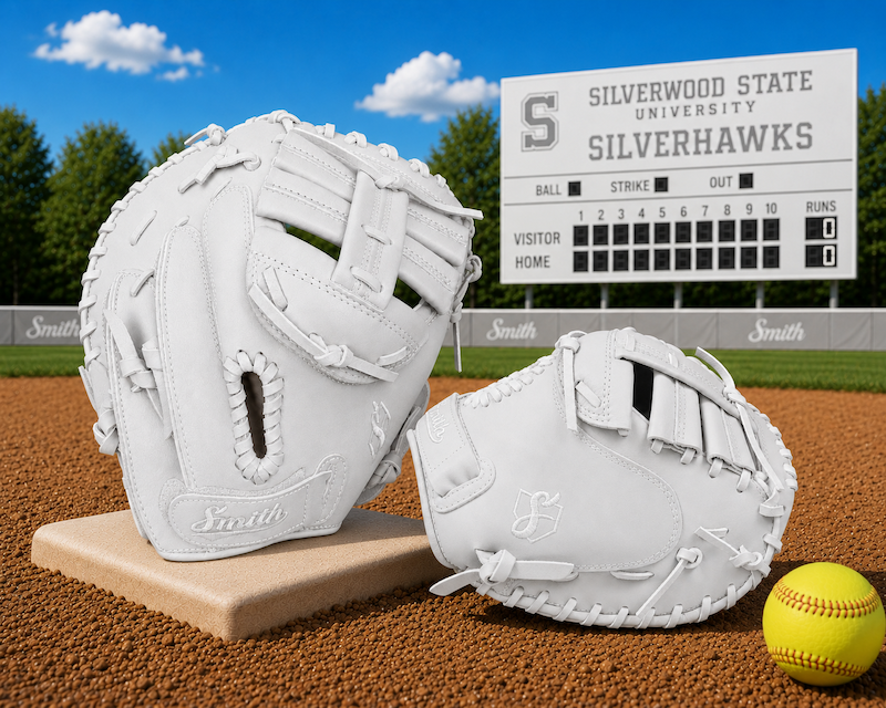 Smith SBCM-White Out (Softball Catchers Mitt)