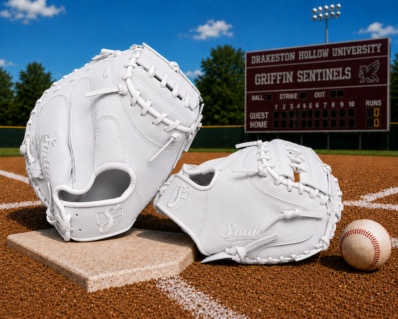 Smith BBCM-White Out (Baseball Catchers Glove)