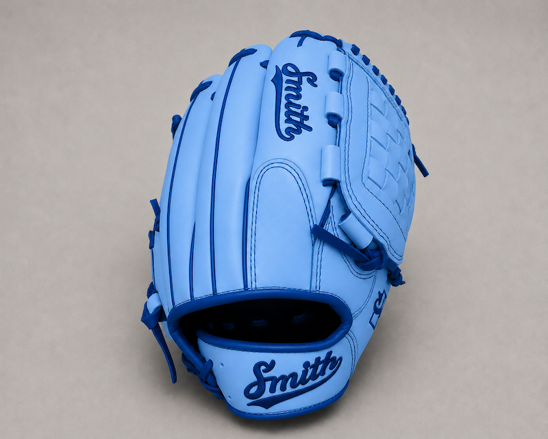 Smith FGBW-Baby Blue n Blue Baseball and Softball Glove