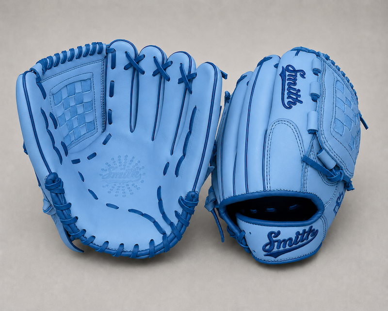 Smith FGBW-Baby Blue n Blue Baseball and Softball Glove