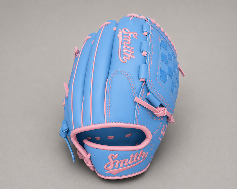 Smith FGBW-Baby Blue n Pink Baseball and Softball Glove