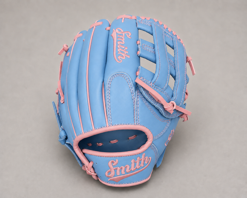 Smith FGHW-Baby Blue n Pink Baseball and Softball Glove