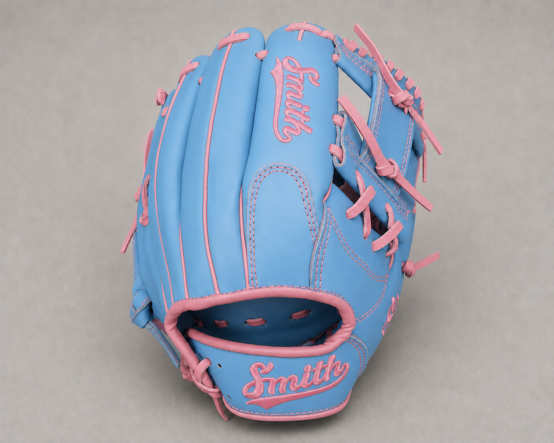 Smith FGIW-Baby Blue n Pink Baseball and Softball Glove