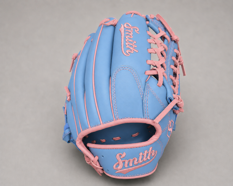 Smith FGNW-Baby Blue n Pink Baseball and Softball Glove