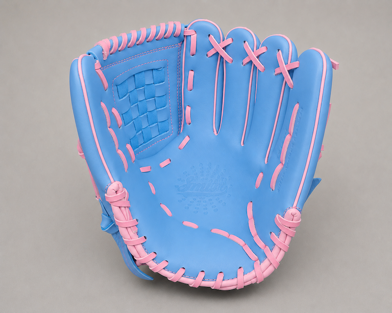 Smith FGBW-Baby Blue n Pink Baseball and Softball Glove