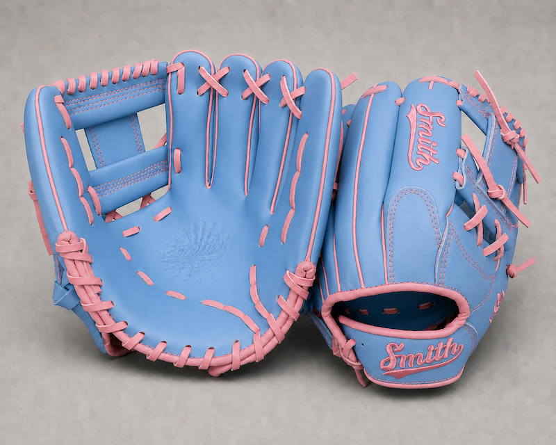 Smith FGIW-Baby Blue n Pink Baseball and Softball Glove