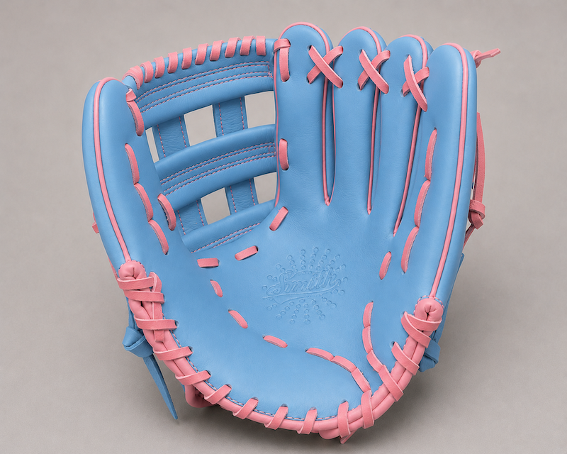 Smith FGHW-Baby Blue n Pink Baseball and Softball Glove