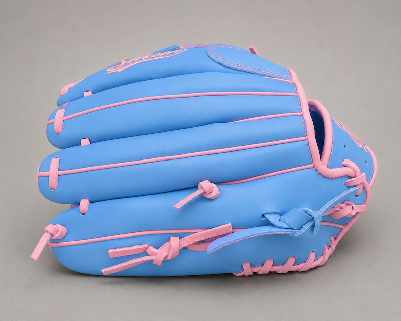 Smith FGBW-Baby Blue n Pink Baseball and Softball Glove