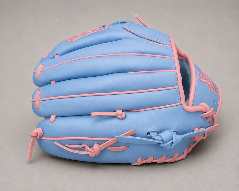 Smith FGHW-Baby Blue n Pink Baseball and Softball Glove