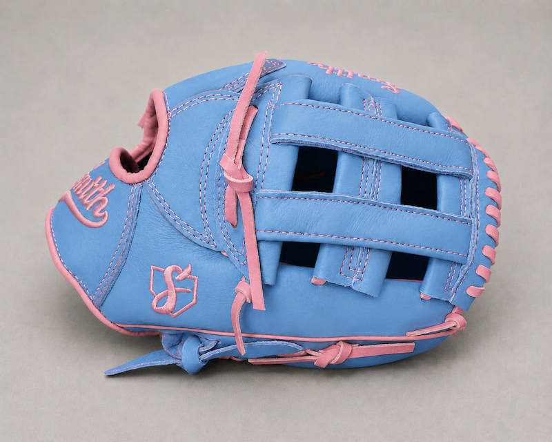 Smith FGHW-Baby Blue n Pink Baseball and Softball Glove