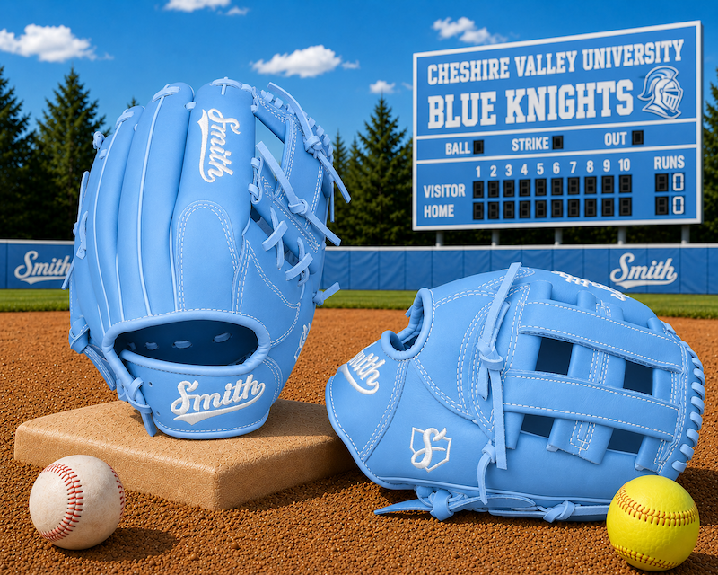 Smith FGIW-Baby Blue n White Baseball and Softball Glove