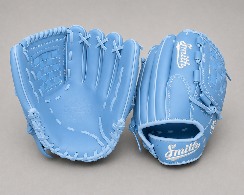 Smith FGBW-Baby Blue n White Baseball and Softball Glove