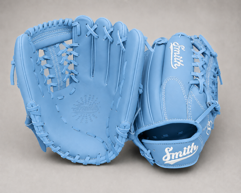 Smith FGNW-Baby Blue n White Baseball and Softball Glove