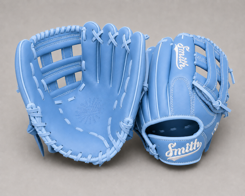 Smith FGHW-Baby Blue n White Baseball and Softball Glove