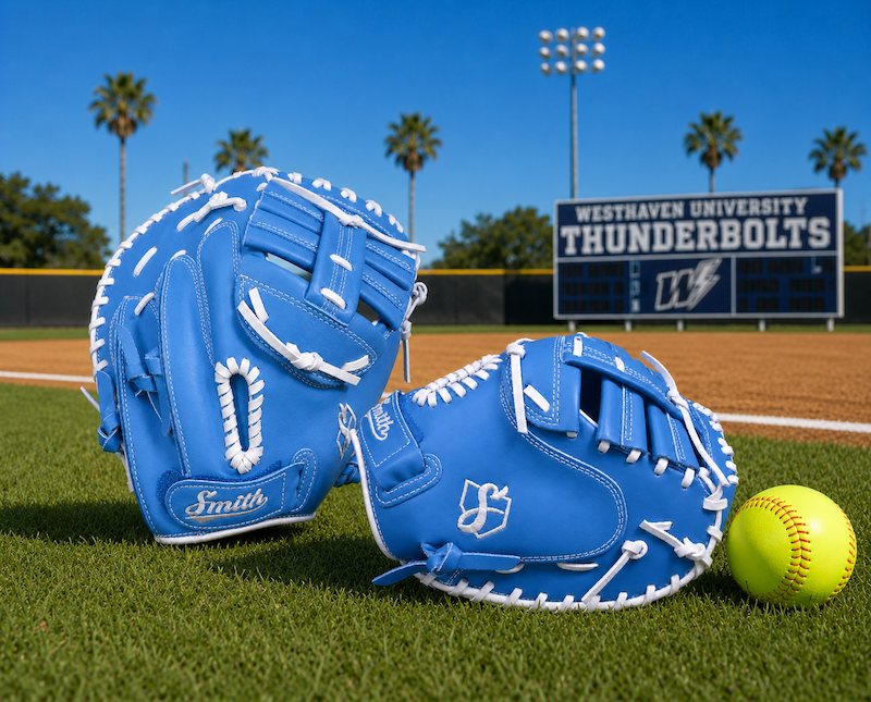 Smith SBCM-Baby Blue (Softball Catchers Glove)
