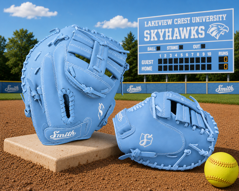 Smith SBCM-Baby Blue (Softball Catchers Glove)