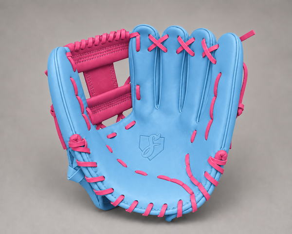 Smith FGIW-Baby Blue n Pink Web Baseball and Softball Glove