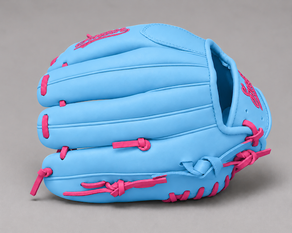Smith FGIW-Baby Blue n Pink Web Baseball and Softball Glove