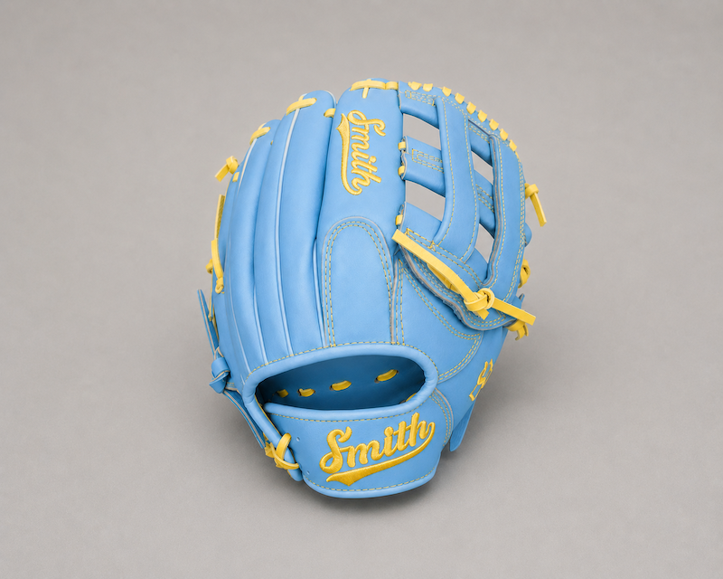 Smith FGHW-Baby Blue n Yellow Baseball and Softball Glove