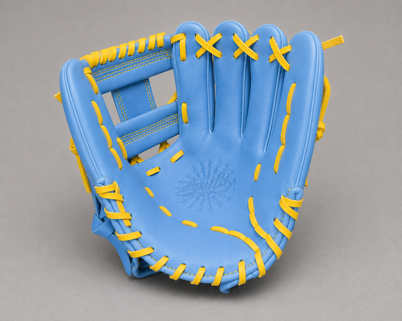 Smith FGIW-Baby Blue n Yellow Baseball and Softball Glove