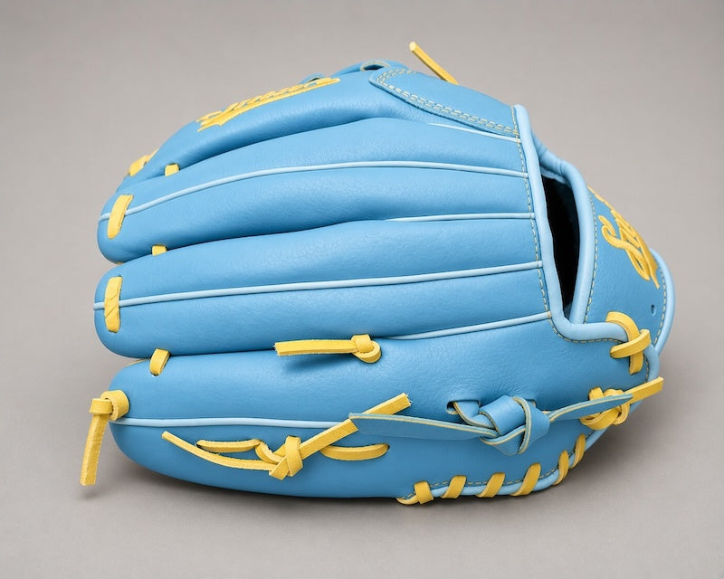 Smith FGHW-Baby Blue n Yellow Baseball and Softball Glove