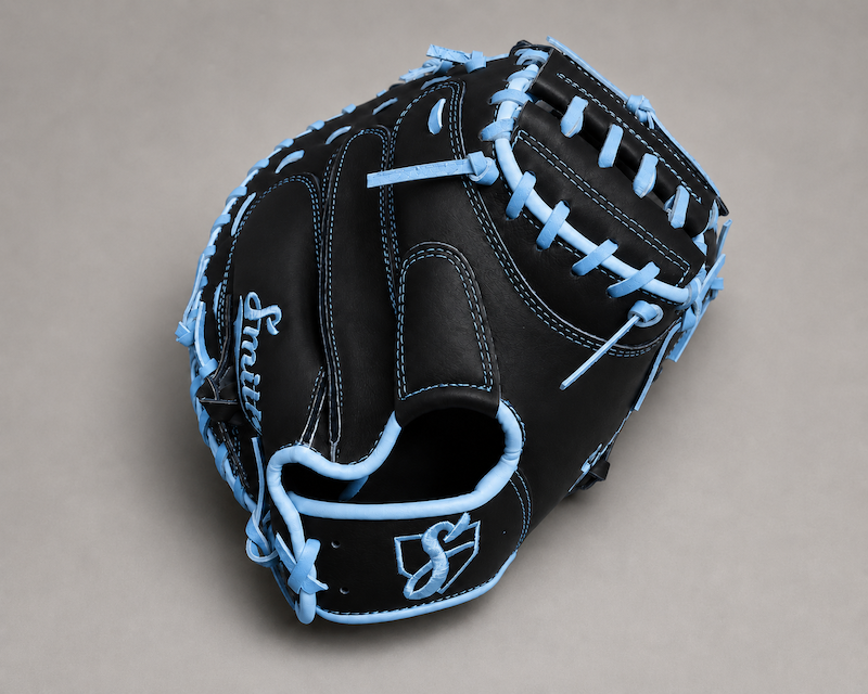 Smith BCM-Black n Baby Blue (Baseball Catchers Mitt)