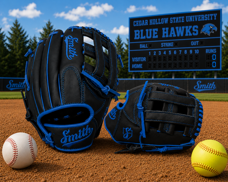 Smith FGHW-Black n Blue Baseball and Softball Glove
