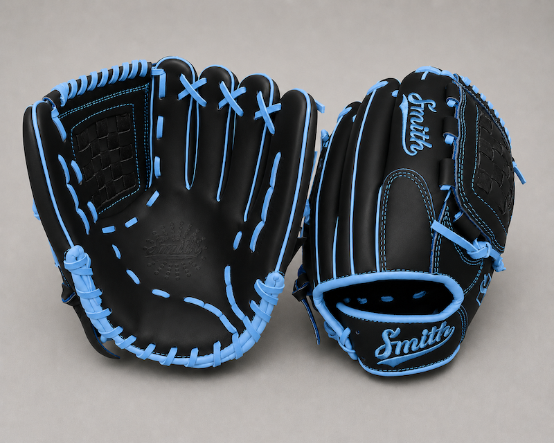 Smith FGBW-Black n Baby Blue Baseball and Softball Glove