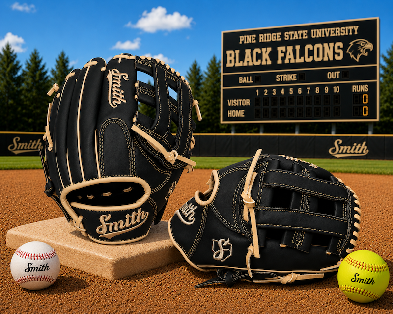 Smith FGHW-Black n Camel Baseball and Softball Glove