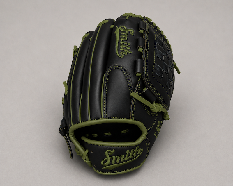 Smith FGBW-Black n Green Baseball and Softball Glove
