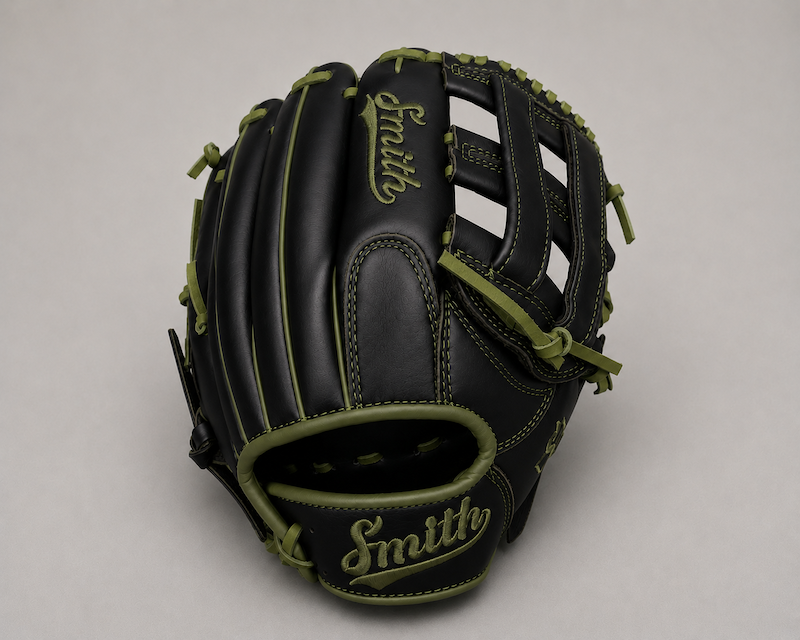 Smith FGHW-Black n Green Baseball and Softball Glove