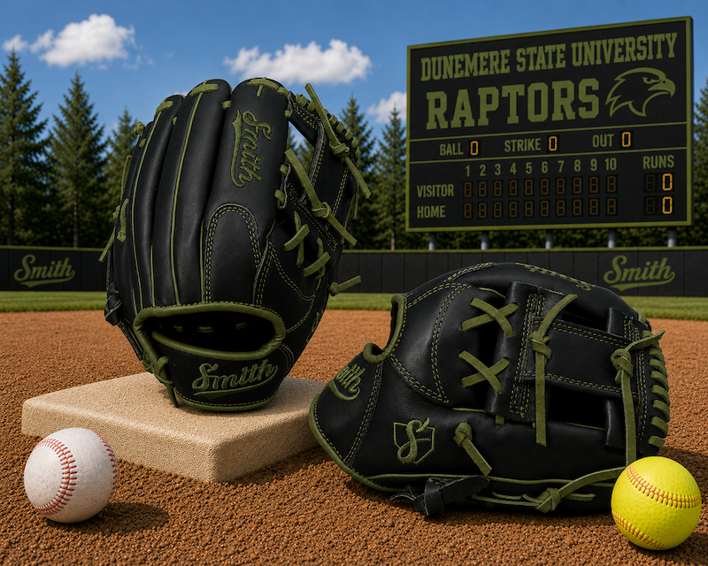 Smith FGIW-Black n Green Baseball and Softball Glove