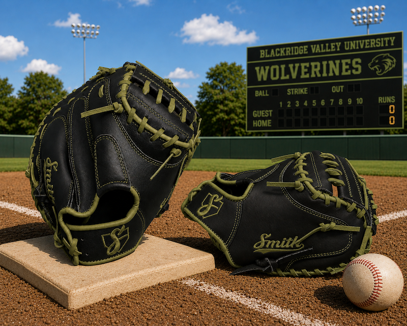 Smith BCM-Black n Green (Baseball Catchers Mitt)