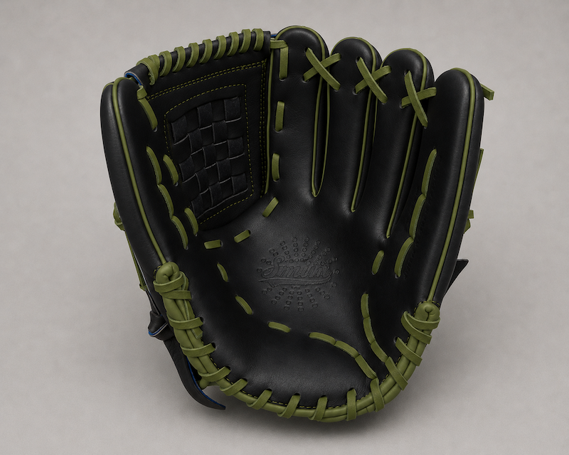 Smith FGBW-Black n Green Baseball and Softball Glove