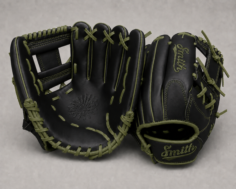Smith FGIW-Black n Green Baseball and Softball Glove