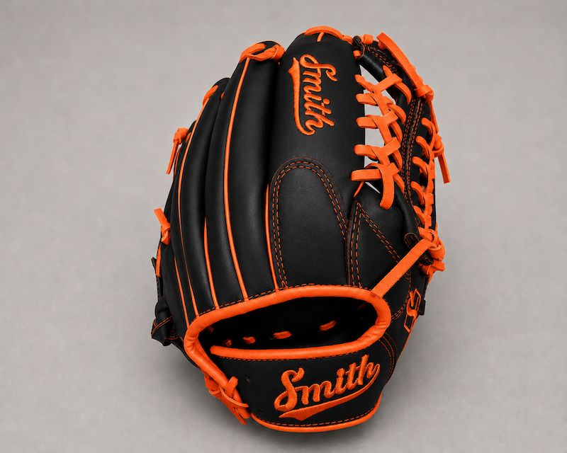 Smith FGNW-Black n Orange Baseball and Softball Glove