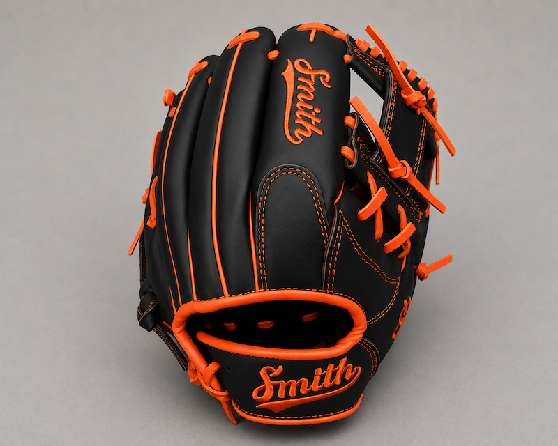 Smith FGIW-Black n Orange Baseball and Softball Glove
