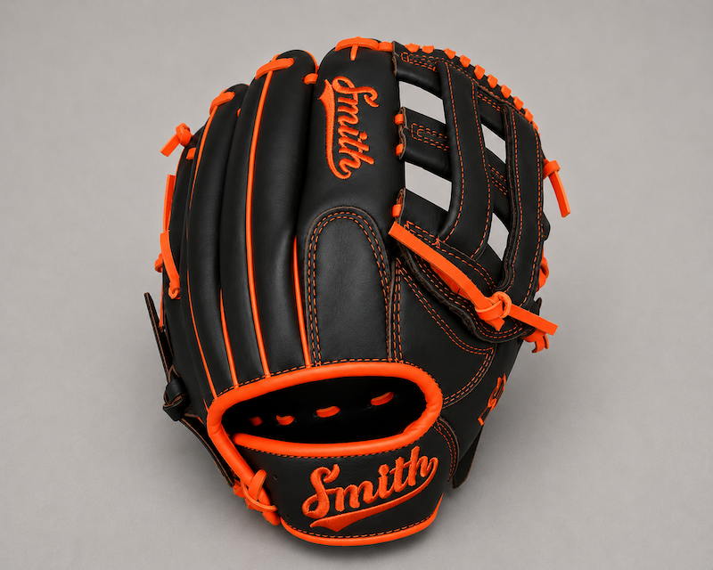 Smith FGHW-Black n Orange Baseball and Softball Glove