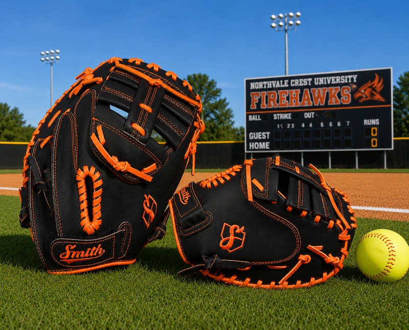 Smith SBCM-Black Orange (Softball Catchers Glove)