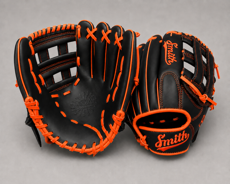 Smith FGHW-Black n Orange Baseball and Softball Glove