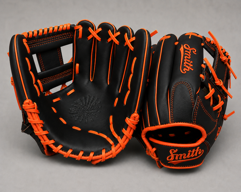 Smith FGIW-Black n Orange Baseball and Softball Glove