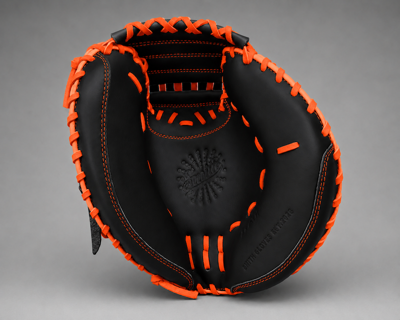 Smith BBCM-Black n Orange (Baseball Catchers Glove)