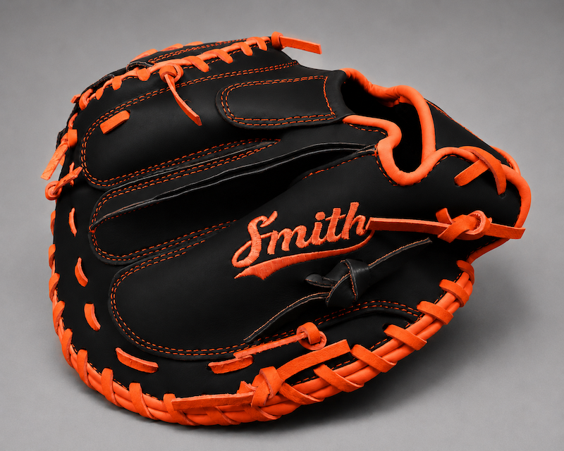 Smith BBCM-Black n Orange (Baseball Catchers Glove)