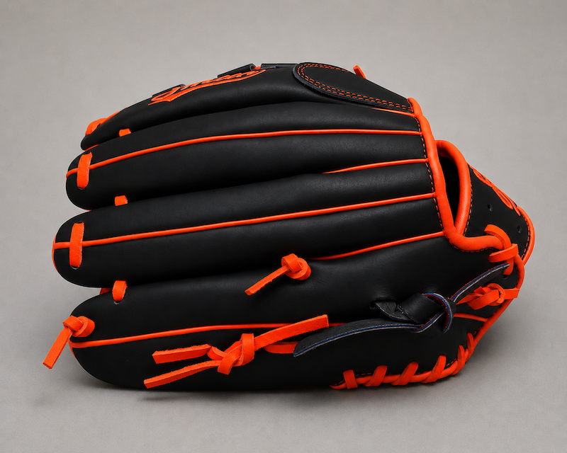Smith FGBW-Black n Orange Baseball and Softball Glove