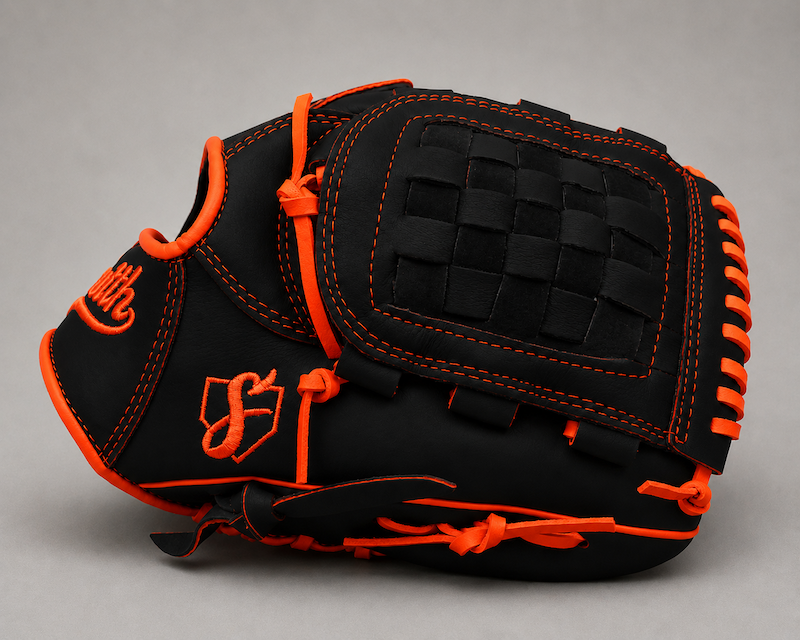 Smith FGBW-Black n Orange Baseball and Softball Glove