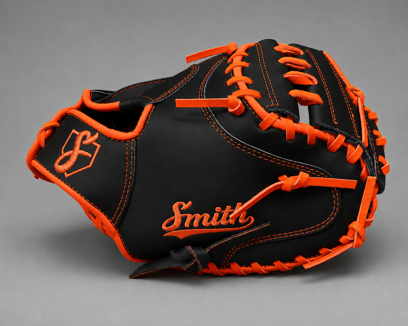 Smith BBCM-Black n Orange (Baseball Catchers Glove)