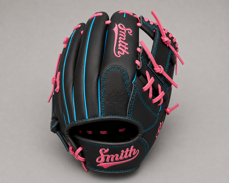 Smith FGIW-Black Pink n Blue Baseball and Softball Glove
