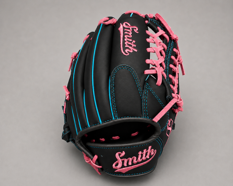 Smith FGNW-Black Pink n Blue Baseball and Softball Glove