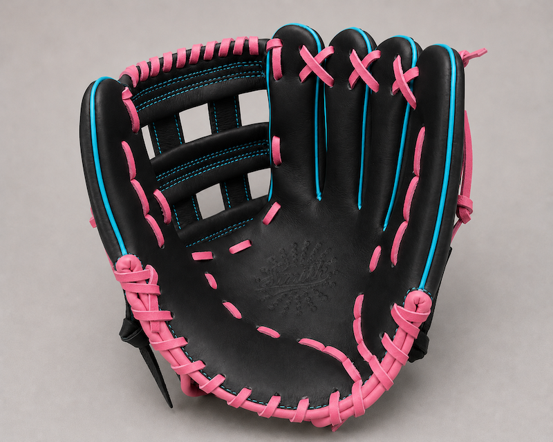 Smith FGHW-Black Pink n Blue Baseball and Softball Glove
