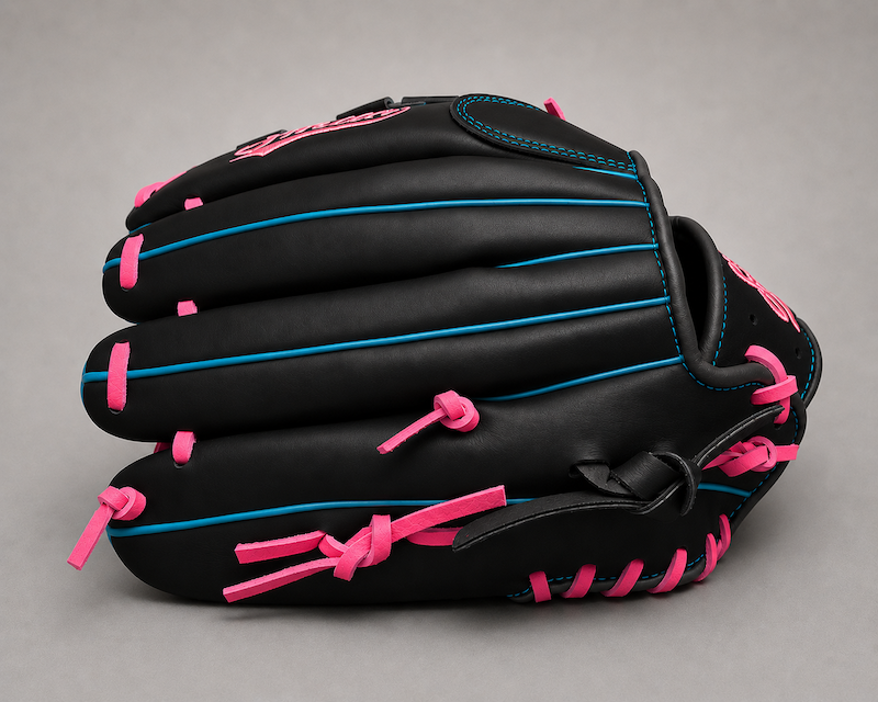 Smith FGBW-Black n Pink n Blue Baseball and Softball Glove